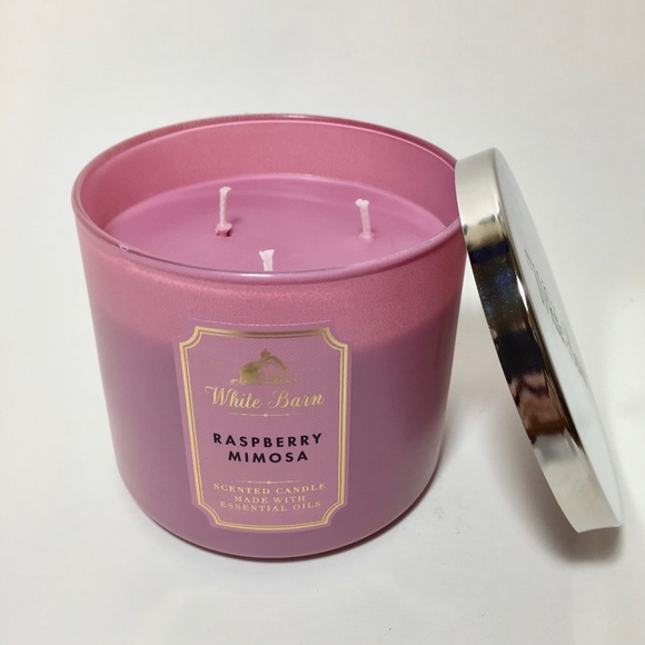 RASPBERRY MIMOSA 3 Wick Candle - Picture 2 of 3